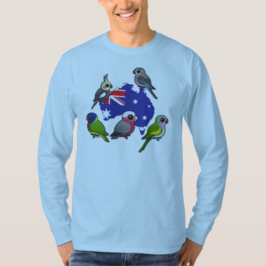 Australische Papageien T-Shirt (Vorderseite)