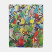 Australische Parakeets Fleece Blanket (Vorderseite)