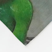 Australische Parakeets Fleece Blanket (Ecke)