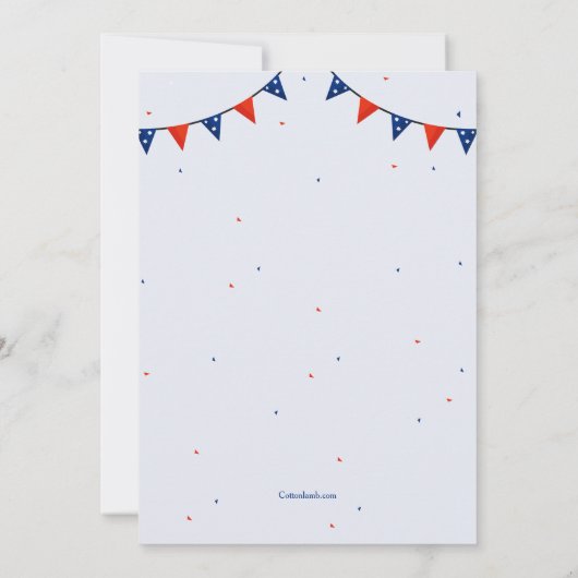 Australische Party Einladung (Rückseite)