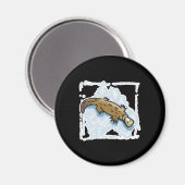 australische Platypus-Konstruktion Magnet (Vorderseite/Rückseite)