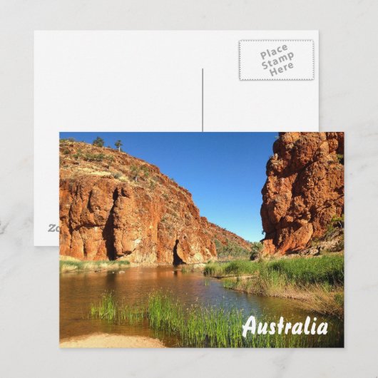 Australische Postkarte (Vorne/Hinten)