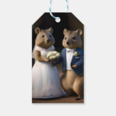 Australische Quokka heiraten mich, Hochzeit Geschenkanhänger (Rückseite)