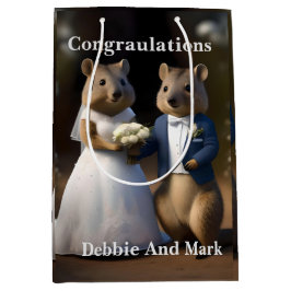 Australische Quokka heiraten mich, Hochzeit Mittlere Geschenktüte