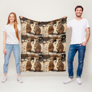 Australische Quokka Twins, Fleecedecke