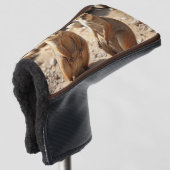 Australische Quokka Twins, Golf Headcover (3/4 Vorderseite)