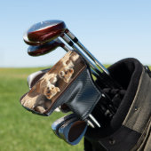 Australische Quokka Twins, Golf Headcover (In Situ)