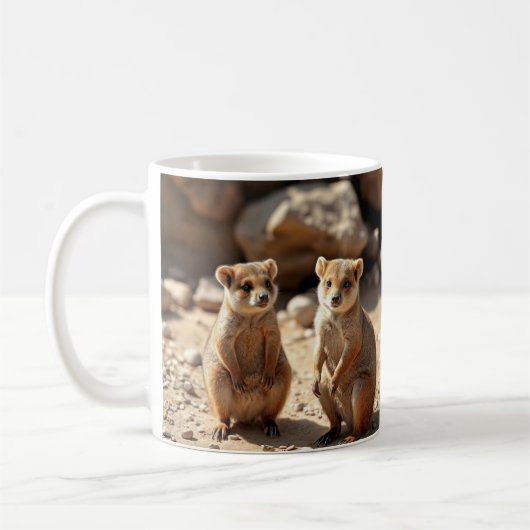 Australische Quokka Twins, Kaffeetasse (Links)