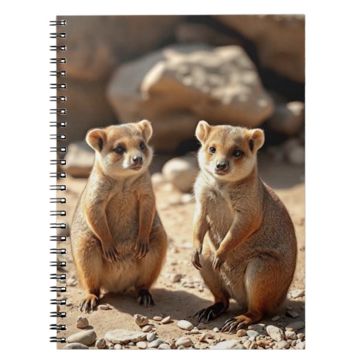 Australische Quokka Twins, Notizblock (Vorderseite)