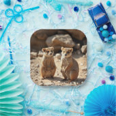 Australische Quokka Twins, Pappteller (Party)