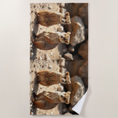 Australische Quokka Twins, Strandtuch (Vorderseite)