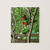 Australische Rainbow-Lorikees Puzzle (Vertikal)