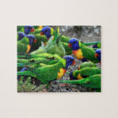 Australische Rainbow Lorikeets Puzzle (Horizontal)
