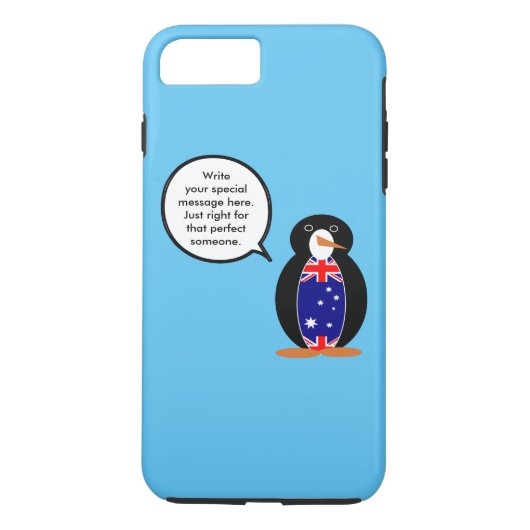 Australische Rednerin Penguin Personalisiert Case-Mate iPhone Hülle (Rückseite)
