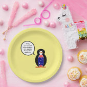 Australische Rednerin Penguin Personalisiert Pappteller (Party)
