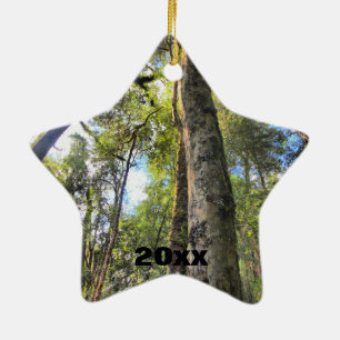 Australische Regenwald-Eukalyptus-Gummi-Bäume Keramik Ornament