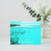Australische Reise grüne Insel-Queenslands Postkarte (Stehend Vorderseite)