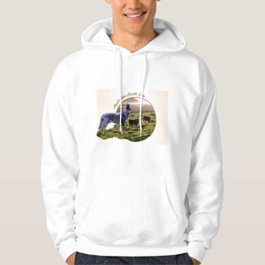 Australische Rind Dog Art Hoodie (Vorderseite)
