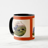 Australische Rind Dog Art Tasse (Vorderseite Links)