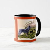 Australische Rind Dog Art Tasse (VorderseiteRechts)