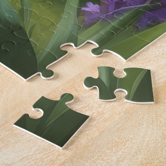 Australische Rind Dog Spring Blumen Malerei Puzzle (Seite)