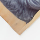 Australische Rinder am Strand, Hunde liebt Sommerg Fleecedecke (Ecke)