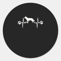 Australische Rinder Hunde Heartbeat Liebe Geschenk