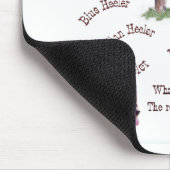 Australische Rinder Hunde Kunstgeschenke Mousepad (Ecke)