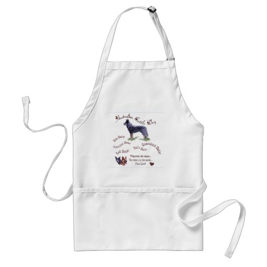 Australische Rinder Hunde Kunstgeschenke Schürze (Vorne)