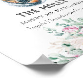 Australische Rinder-Hunde-Signatur Trinkzeichen Poster (Ecke)