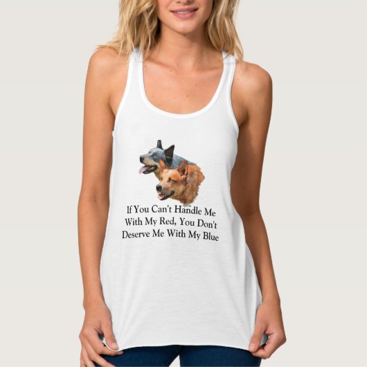Australische Rinder-Hunde Tank Top (Vorderseite)
