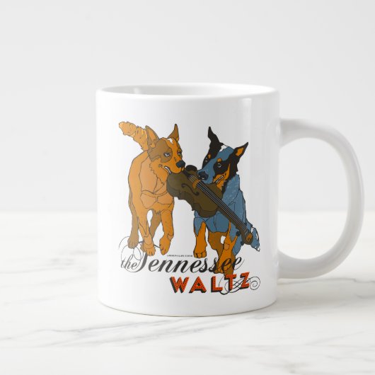 Australische Rinder-Hunde Tennessee Waltz Tasse (Rechts)