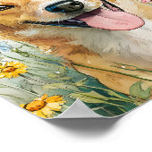 Australische Rinder Hunde Wand an Wand Kunst - Aqu (Ecke)