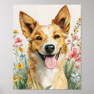 Australische Rinder Hunde Wand an Wand Kunst - Aqu