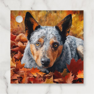 Australische Rinder im Herbst Leaves Fall Inspirie Geschenkanhänger