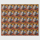 Australische Rinder im Herbst Leaves Fall Inspirie Geschenkpapier (Flach)