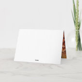 Australische Rinder im Herbst Leaves Fall Inspirie Karte (Rückseite)