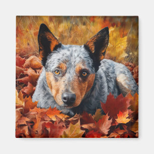 Australische Rinder im Herbst Leaves Fall Inspirie Magnet