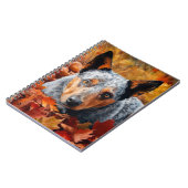 Australische Rinder im Herbst Leaves Fall Inspirie Notizblock (Linke Seite)
