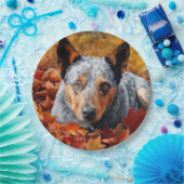 Australische Rinder im Herbst Leaves Fall Inspirie Pappteller (Party)