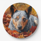 Australische Rinder im Herbst Leaves Fall Inspirie Pappteller (Vorderseite)