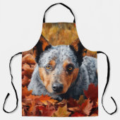 Australische Rinder im Herbst Leaves Fall Inspirie Schürze (Vorderseite)