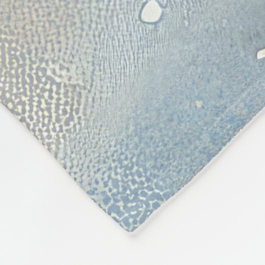 Australische Rinder in Sledge Let it Snow Weihnach Fleecedecke (Ecke)