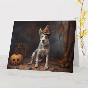 Australische Rinder-Kürbisse Halloween Gruselig Karte