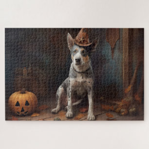 Australische Rinder-Kürbisse Halloween Gruselig Puzzle