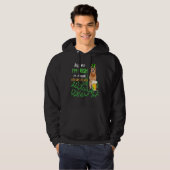 Australische Rinder Küssen Ich bin irisch oder Bet Hoodie (Vorne ganz)