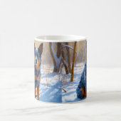 Australische Rinder Let It Snow Weihnachten Kaffeetasse (Mittel)
