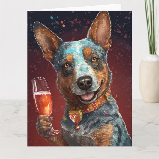 Australische Rinder-Neujahrskarte Karte (Vorderseite)