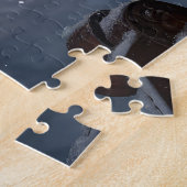 Australische Rinder Snowy Sleigh Weihnachtsdekor Puzzle (Seite)