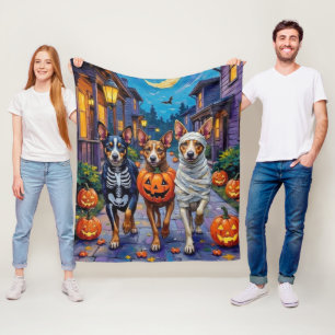 Australische Rinder-Trick-or-Treating zu Halloween Fleecedecke